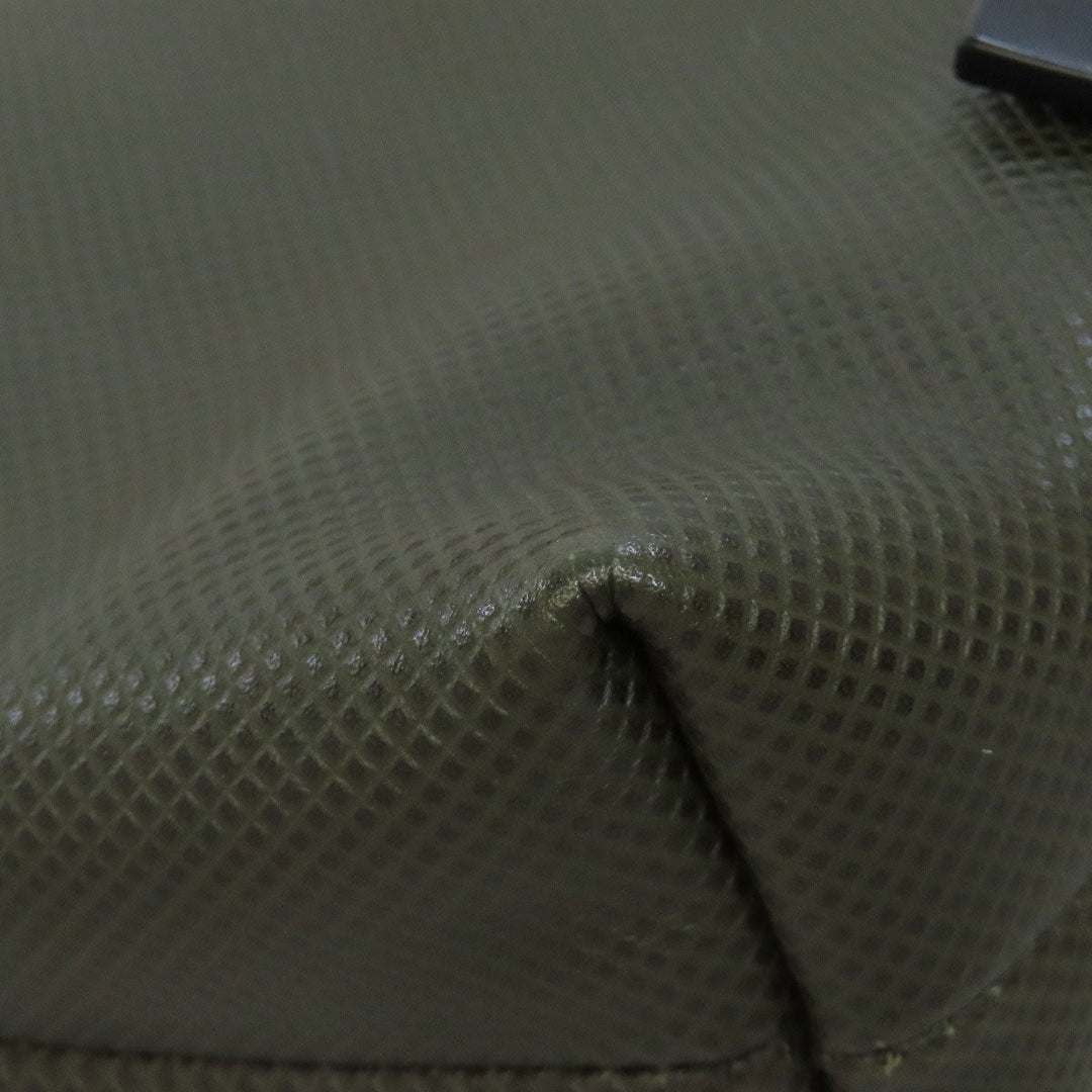 BOTTEGAVENETA Shoulder Bag PVC green logo Women Used Authentic