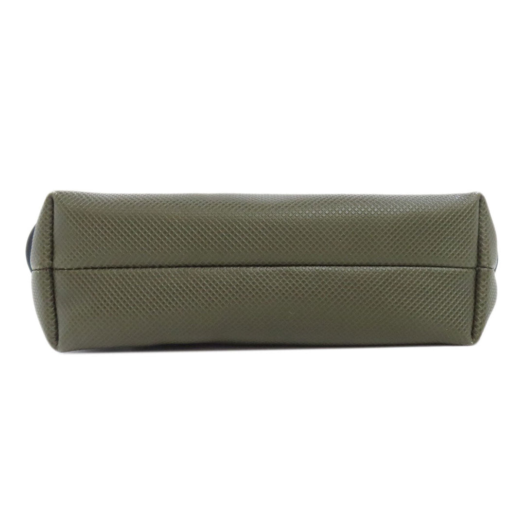 BOTTEGAVENETA Shoulder Bag PVC green logo Women Used Authentic