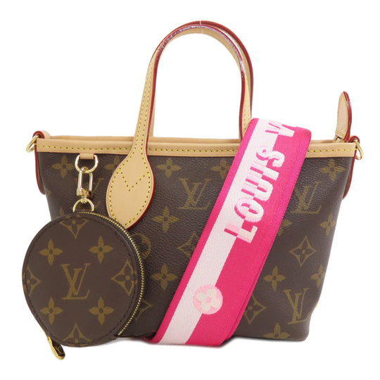 LOUIS VUITTON Handbag M46786 Monogram canvas Brown Neverfull BB Women Used Authentic
