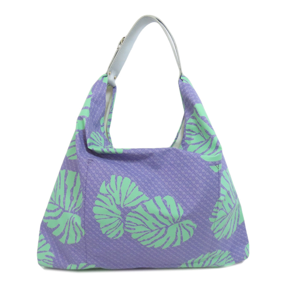 GHERARDINI Shoulder Bag polyester purple One belt logo motif Women Used Authentic