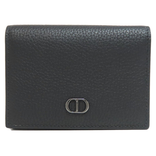 Christian Dior Card Case leather black logo Women(Unisex) Used Authentic