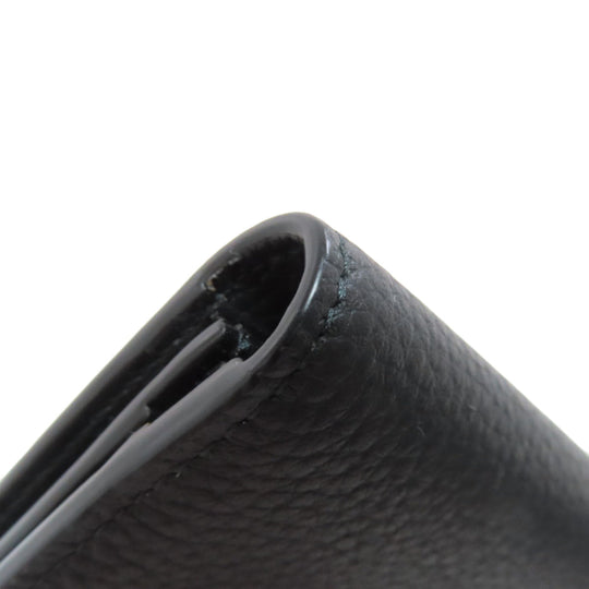 Christian Dior Card Case leather black logo Women(Unisex) Used Authentic