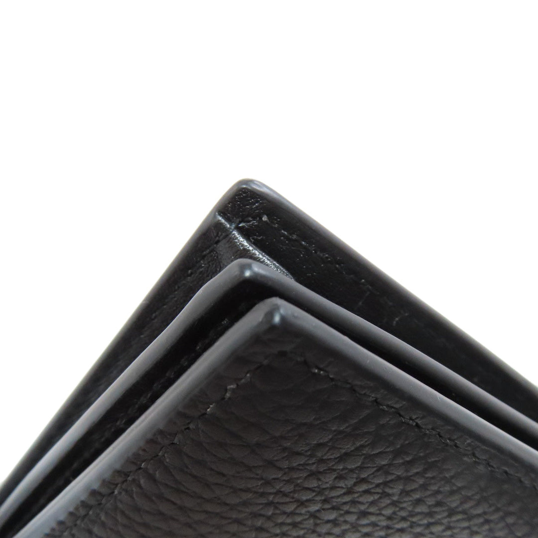Christian Dior Card Case leather black logo Women(Unisex) Used Authentic