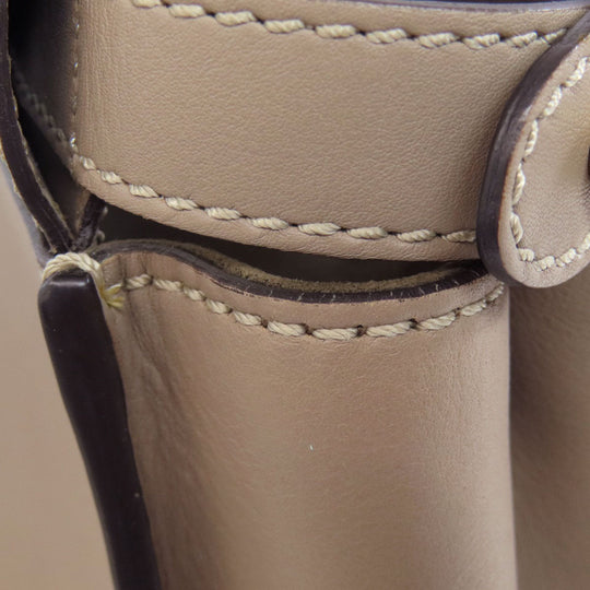 FENDI Handbag Calfskin gray Peekaboo 2WAY