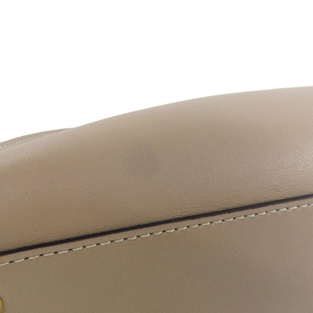 FENDI Handbag Calfskin gray Peekaboo 2WAY