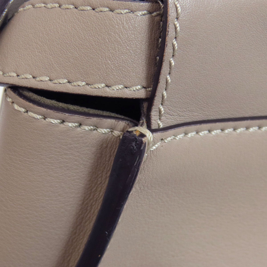 FENDI Handbag Calfskin gray Peekaboo 2WAY