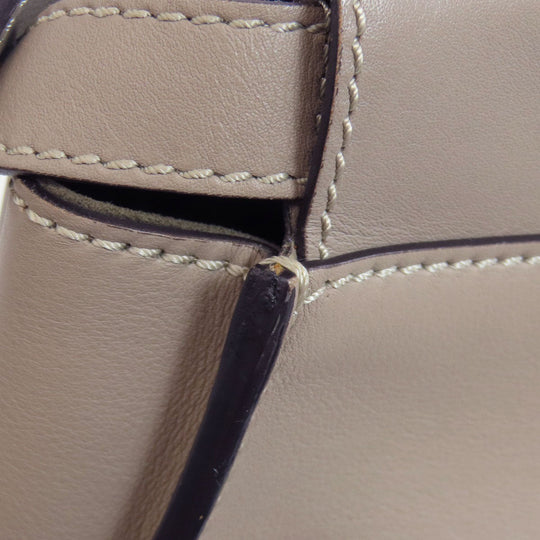 FENDI Handbag Calfskin gray Peekaboo 2WAY