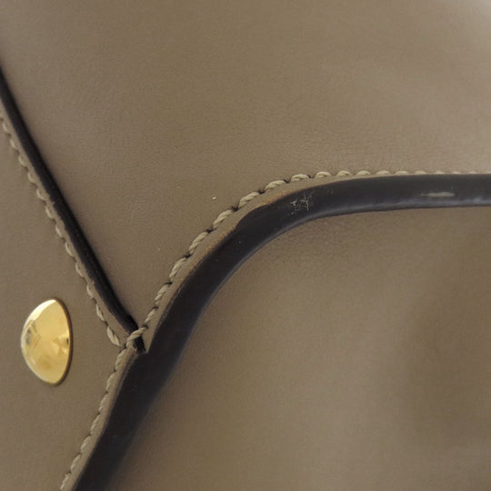 FENDI Handbag Calfskin gray Peekaboo 2WAY