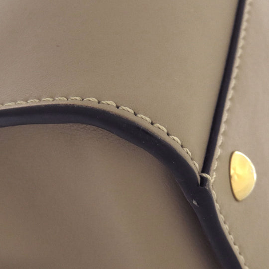 FENDI Handbag Calfskin gray Peekaboo 2WAY