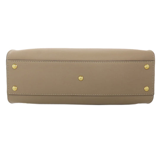 FENDI Handbag Calfskin gray Peekaboo 2WAY