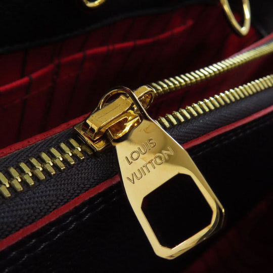 LOUIS VUITTON Handbag M42747 Ann Platt Navy Montaigne BB Women Used Authentic