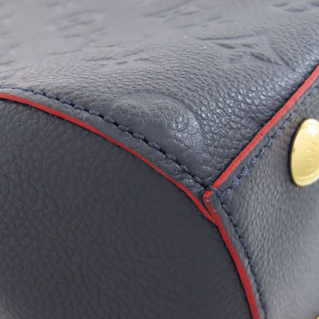 LOUIS VUITTON Handbag M42747 Ann Platt Navy Montaigne BB Women Used Authentic