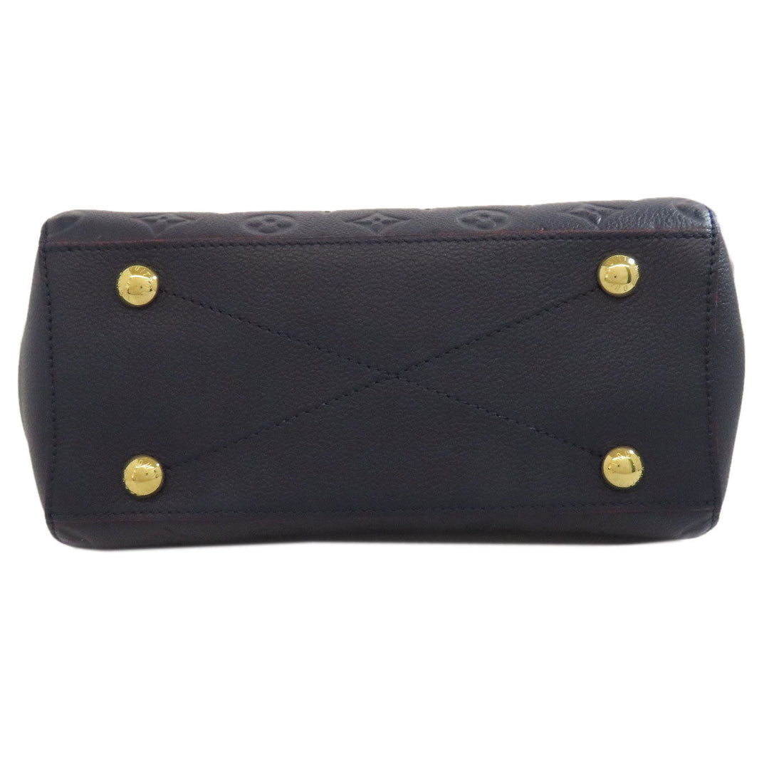 LOUIS VUITTON Handbag M42747 Ann Platt Navy Montaigne BB Women Used Authentic