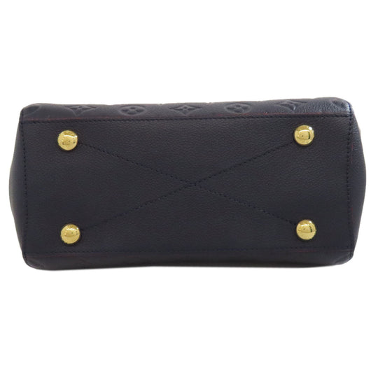 LOUIS VUITTON Handbag M42747 Ann Platt Navy Montaigne BB Women Used Authentic