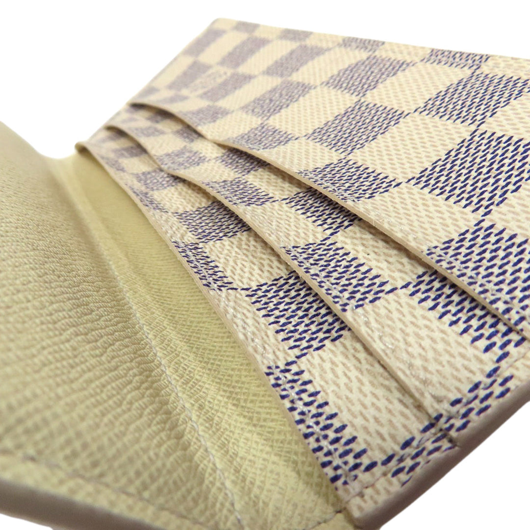LOUIS VUITTON Bifold Wallet M63020 Damier canvas white Portefeuille Josephine Women Used Authentic