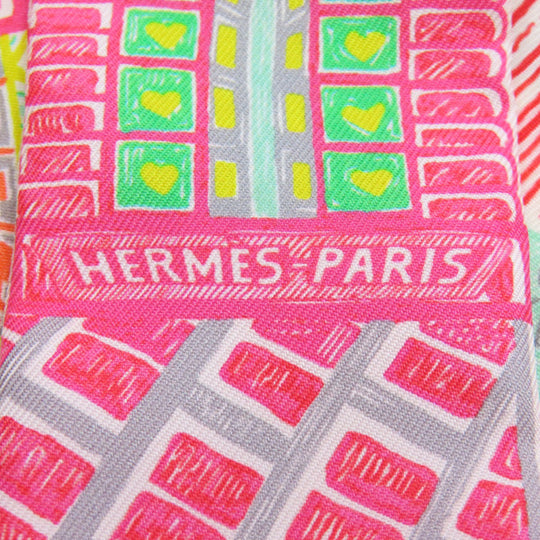 HERMES scarf silk multicolor Twilly Women Used Authentic