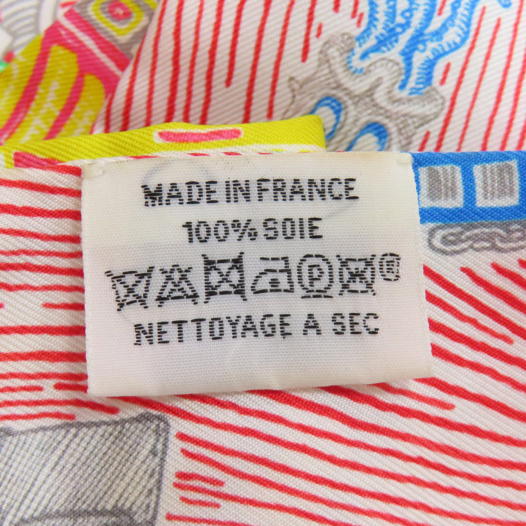 HERMES scarf silk multicolor Twilly Women Used Authentic