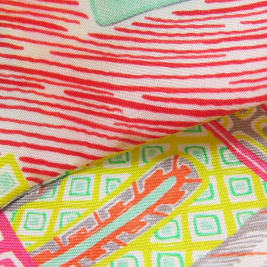 HERMES scarf silk multicolor Twilly Women Used Authentic
