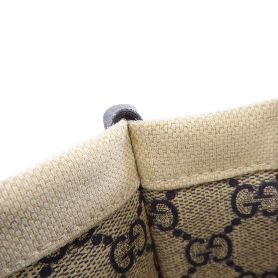 GUCCI Handbag 772144 canvas beige Japan exclusive GUCCI print mini 2WAY Women Used Authentic