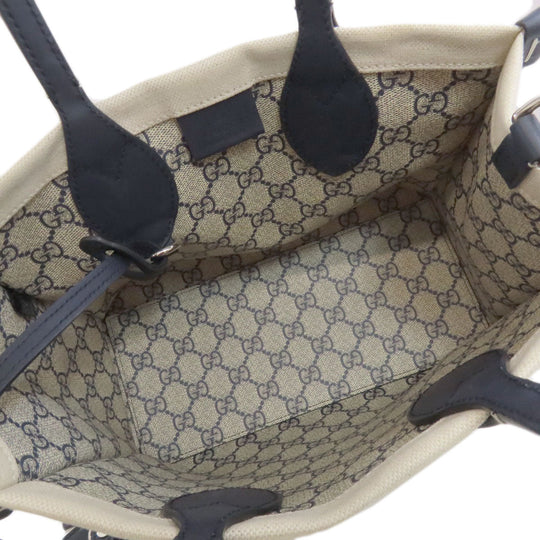 GUCCI Handbag 772144 canvas beige Japan exclusive GUCCI print mini 2WAY Women Used Authentic