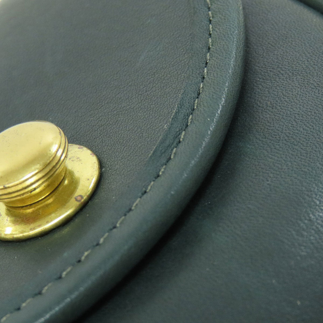 COACH Shoulder Bag 229 leather green Graboutin leather Women Used Authentic