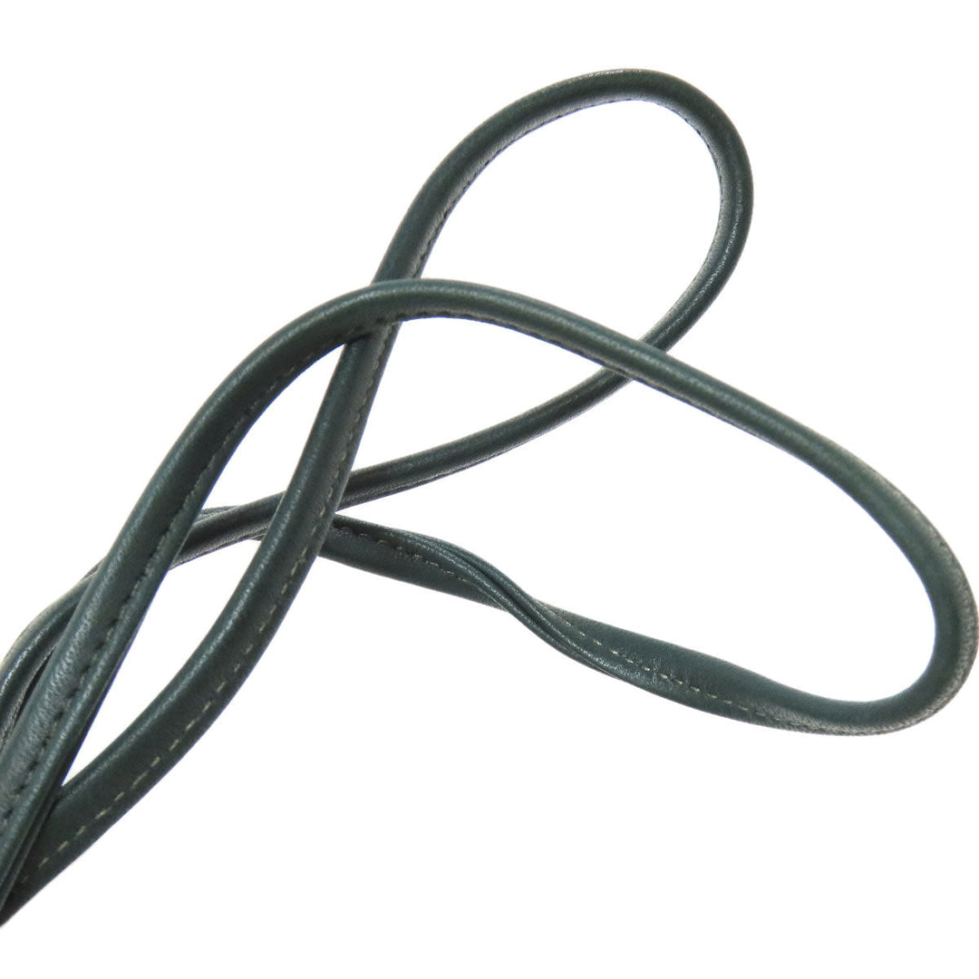 COACH Shoulder Bag 229 leather green Graboutin leather Women Used Authentic