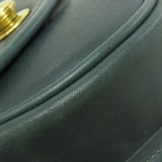 COACH Shoulder Bag 229 leather green Graboutin leather Women Used Authentic
