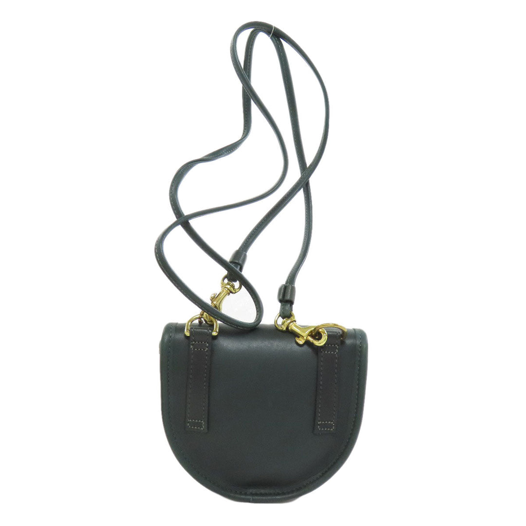 COACH Shoulder Bag 229 leather green Graboutin leather Women Used Authentic