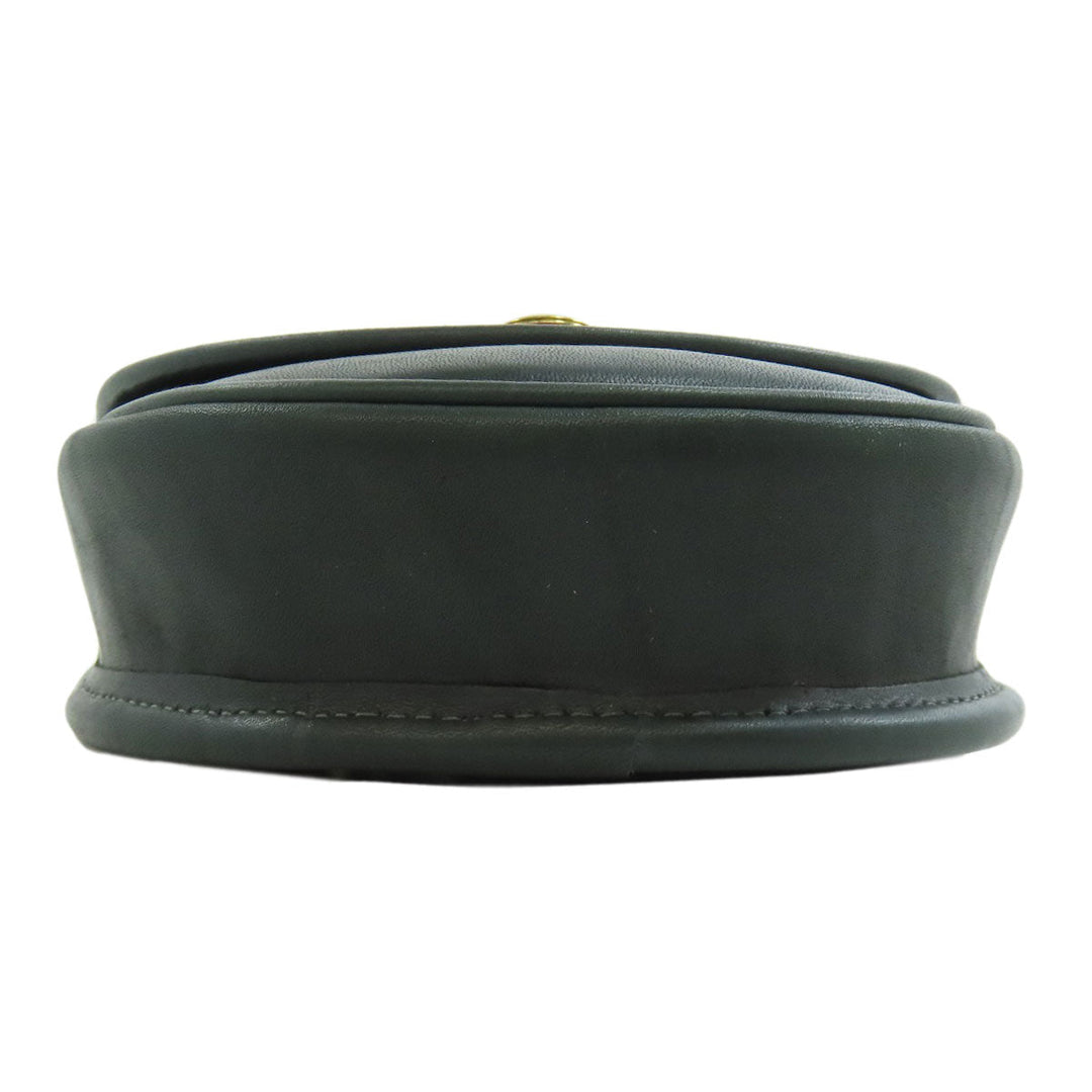 COACH Shoulder Bag 229 leather green Graboutin leather Women Used Authentic