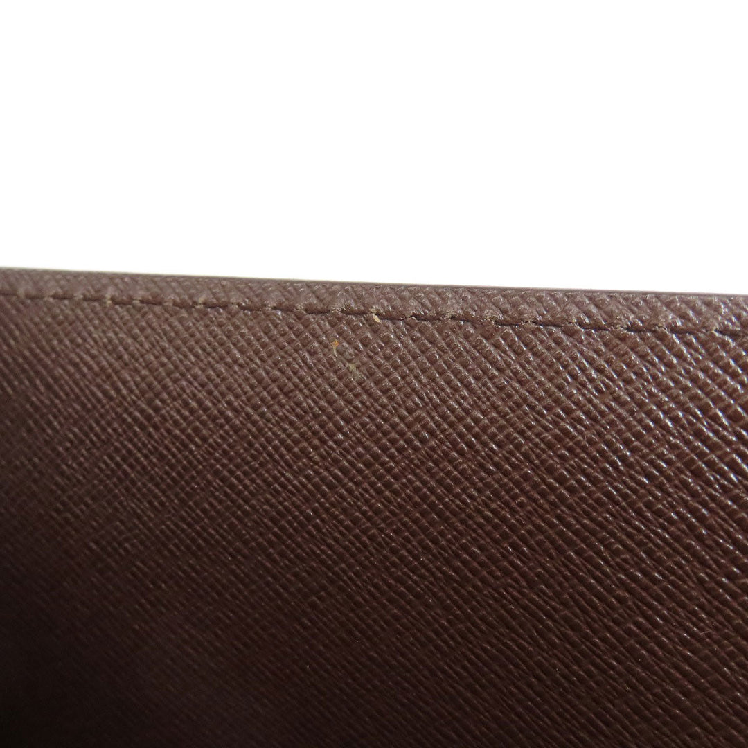 LOUIS VUITTON Handbag N51155 Damier canvas Brown Triana Women Used Authentic