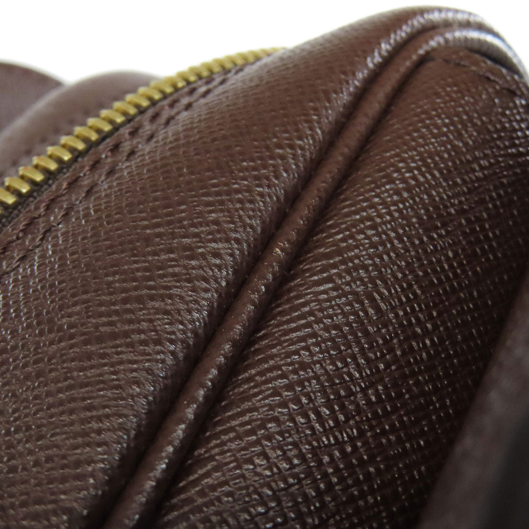 LOUIS VUITTON Handbag N51155 Damier canvas Brown Triana Women Used Authentic