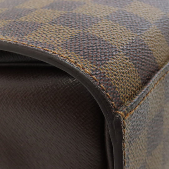 LOUIS VUITTON Handbag N51155 Damier canvas Brown Triana Women Used Authentic