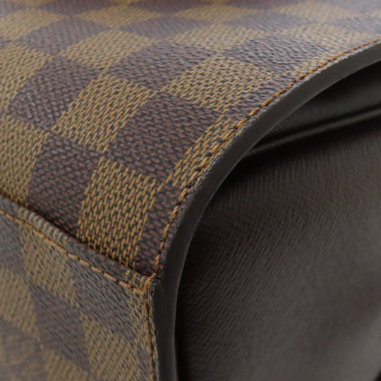 LOUIS VUITTON Handbag N51155 Damier canvas Brown Triana Women Used Authentic