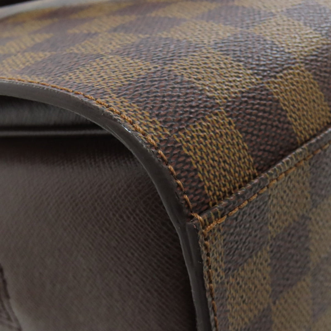 LOUIS VUITTON Handbag N51155 Damier canvas Brown Triana Women Used Authentic
