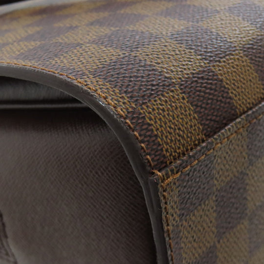 LOUIS VUITTON Handbag N51155 Damier canvas Brown Triana Women Used Authentic