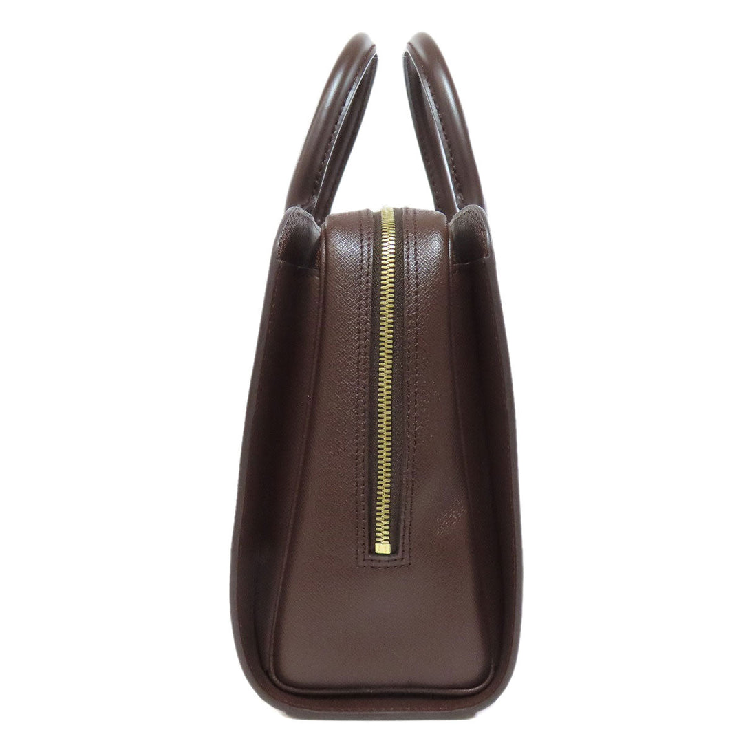 LOUIS VUITTON Handbag N51155 Damier canvas Brown Triana Women Used Authentic