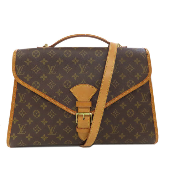 LOUIS VUITTON Business bag M51121 Monogram canvas Brown Beverly Women Used Authentic