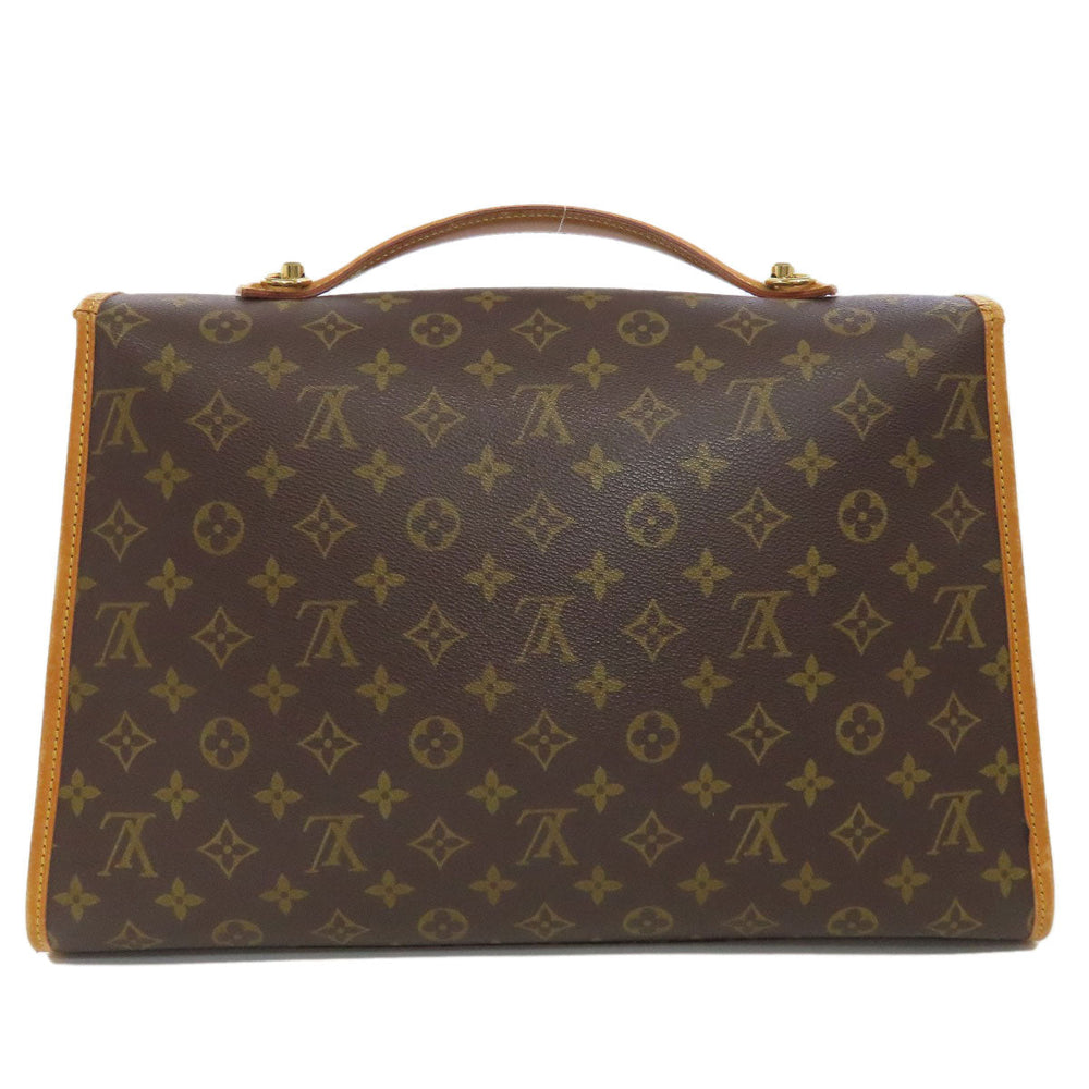 LOUIS VUITTON Business bag M51121 Monogram canvas Brown Beverly Women Used Authentic