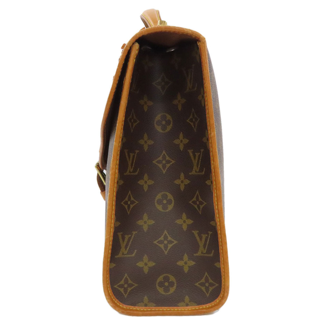 LOUIS VUITTON Business bag M51121 Monogram canvas Brown Beverly Women Used Authentic