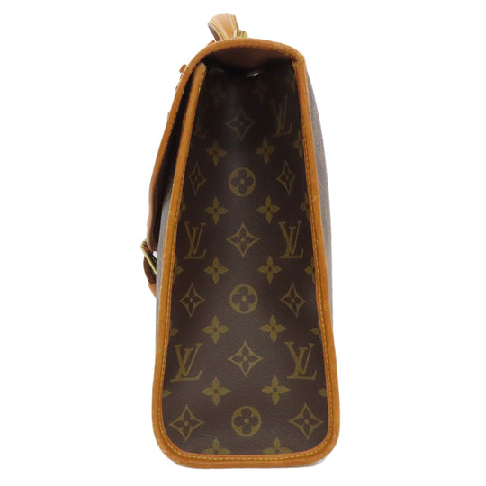 LOUIS VUITTON Business bag M51121 Monogram canvas Brown Beverly Women Used Authentic