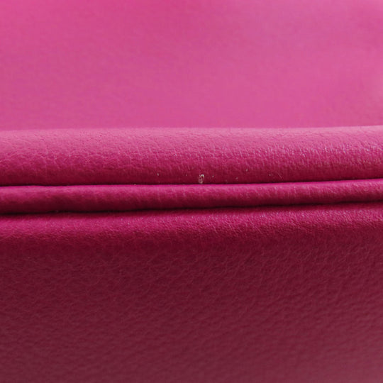 HERMES Handbag Calfskin pink Bolide 1923 Mini SilverMetal Women Used Authentic