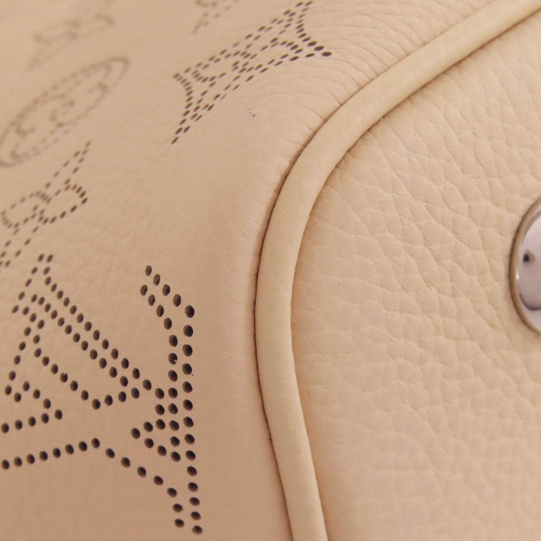 LOUIS VUITTON Handbag M21909 Mahina leather beige Blossom PM Women Used Authentic