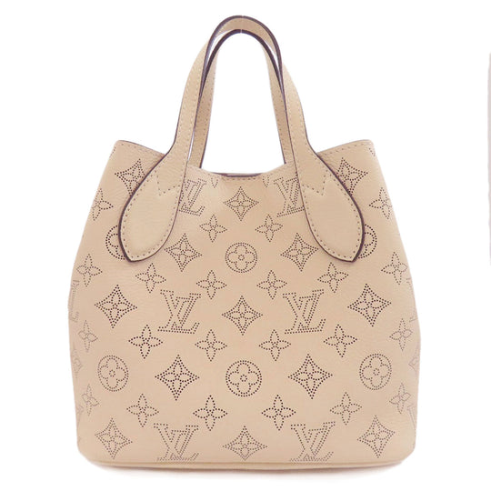 LOUIS VUITTON Handbag M21909 Mahina leather beige Blossom PM Women Used Authentic