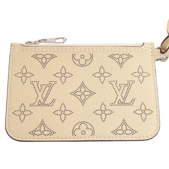 LOUIS VUITTON Handbag M21909 Mahina leather beige Blossom PM Women Used Authentic