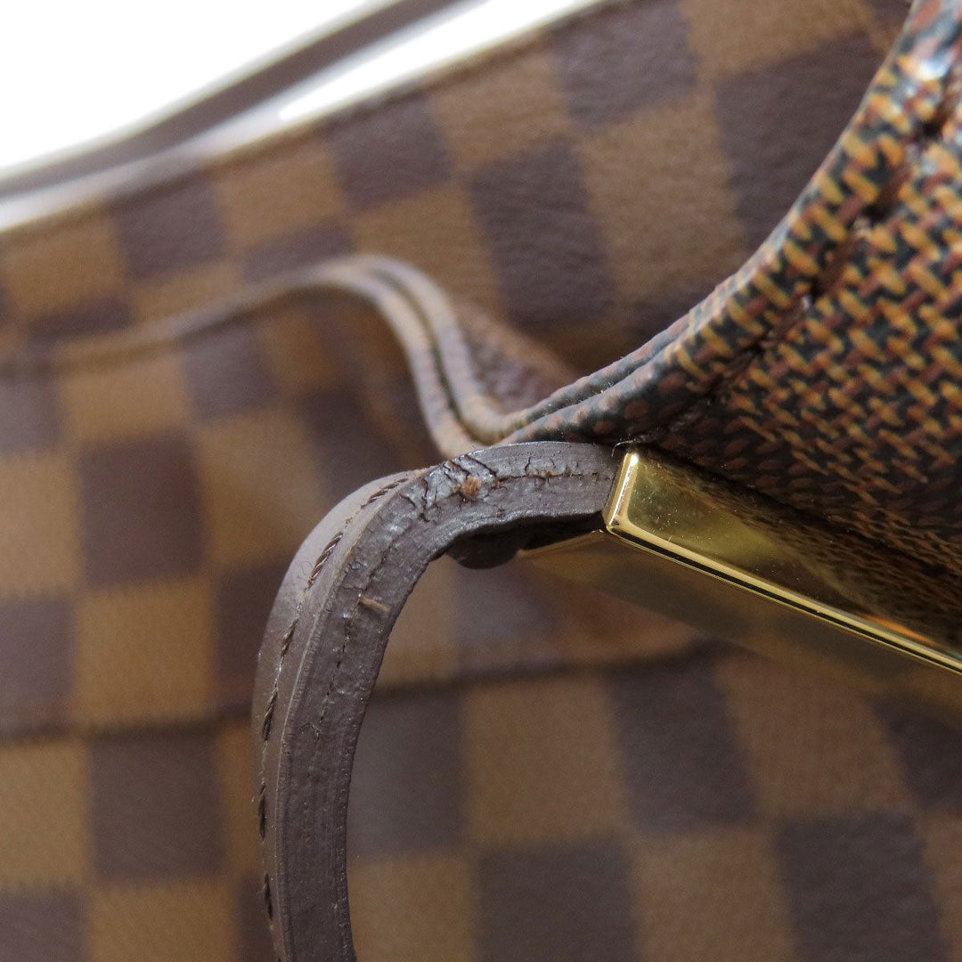 LOUIS VUITTON Tote Bag N41215 Damier canvas Brown Marley Bourne PM Women Used Authentic