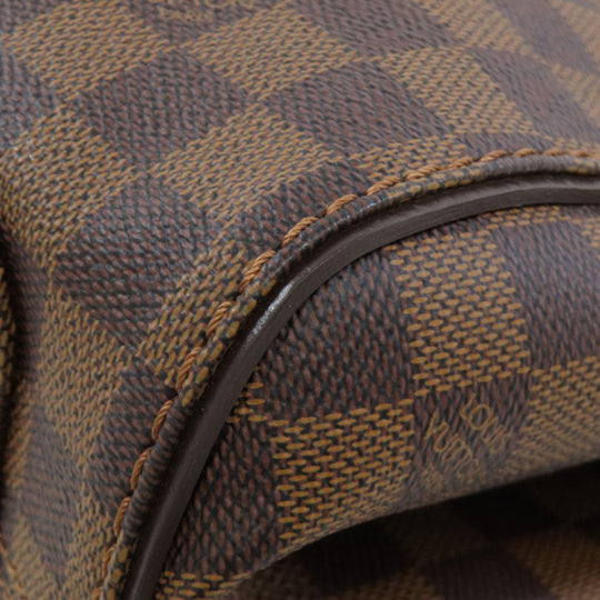 LOUIS VUITTON Tote Bag N41215 Damier canvas Brown Marley Bourne PM Women Used Authentic