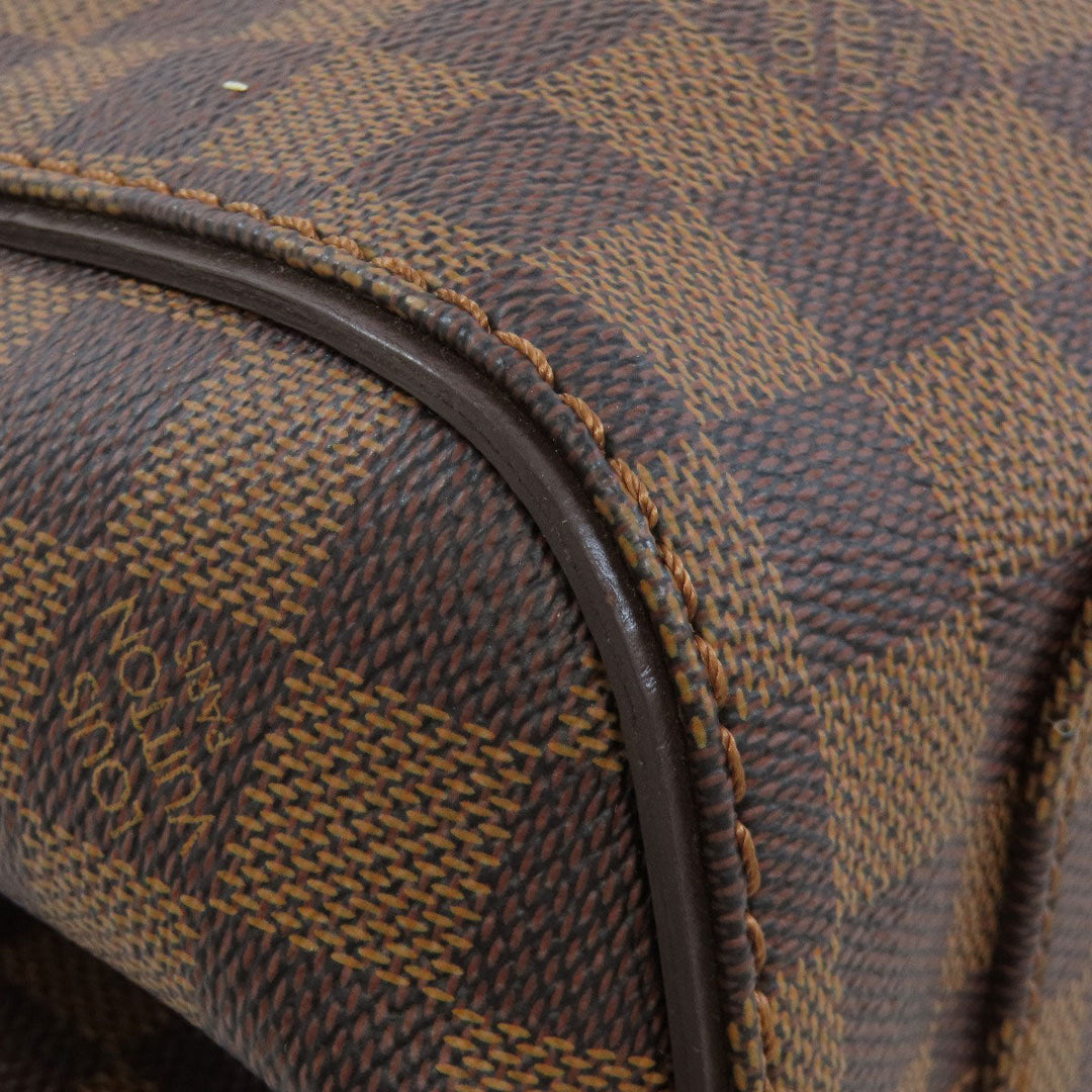 LOUIS VUITTON Tote Bag N41215 Damier canvas Brown Marley Bourne PM Women Used Authentic