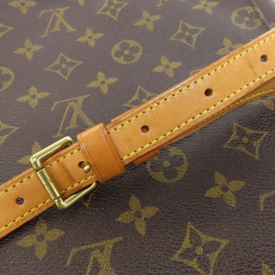 LOUIS VUITTON Shoulder Bag M51258 Monogram canvas Brown Musette Salsa S Women Used Authentic