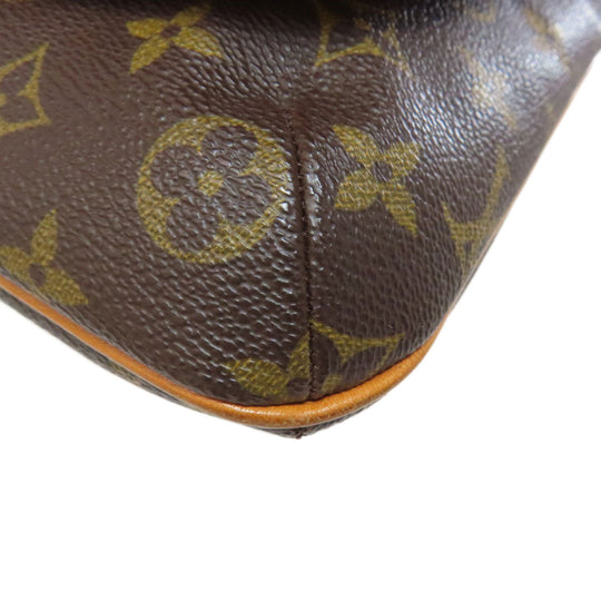 LOUIS VUITTON Shoulder Bag M51258 Monogram canvas Brown Musette Salsa S Women Used Authentic