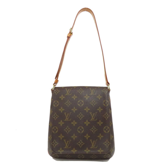 LOUIS VUITTON Shoulder Bag M51258 Monogram canvas Brown Musette Salsa S Women Used Authentic